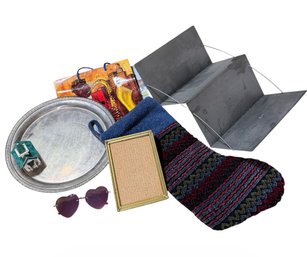 Christmas Stocking, Heart Sunglasses & Assorted Decor (BR5)