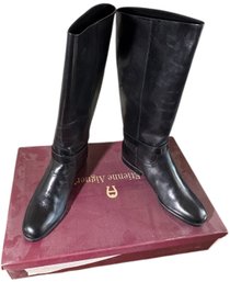 Etienne Aigner Size Riding Boots 7.5 (br2)