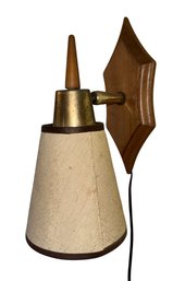 MCM Danish Hanging Wall Lamp Works! (BR5)