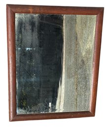 Solid Wooden Hanging Wall Mirror