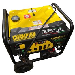 Champion Portable Generator 10,000 Watt Dual Fuel (G)