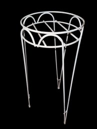 White Iron Plant Stand Table (B)