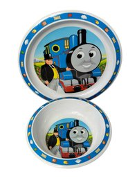 1990s Thomas The Tank Engine Melamine Plate & Bowl Set