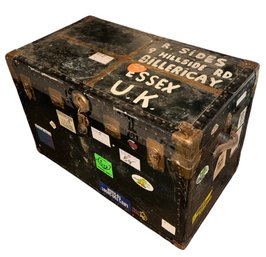 Vintage Steamer Trunk Chest (B)