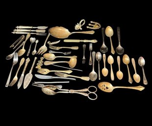 Silver Plated Cutlery 40pc Assorted Brands