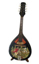Knight On Horse Painted Bards Mandolin (H)