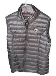 Just Over The Top Gray Puffer Vest (H)