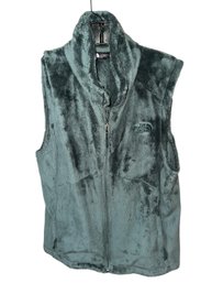 The North Face Green Fuzzy Fleece Vest (H)