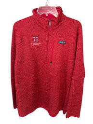 Patagonia St Georges School Red Quarterzip Sweater (H)
