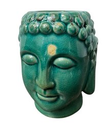 Green Glazed Shakyamuni Buddha Wax Melter