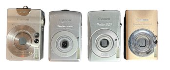 4 Canon Cameras Ranging From 2.1 MP To 8 MP