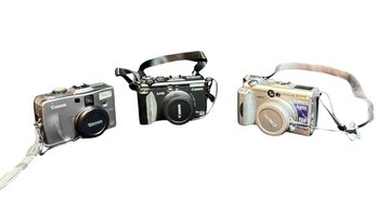 3 Canon Flip Screen Cameras
