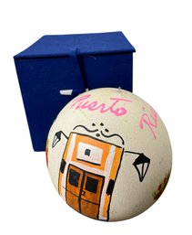 Puerto Rican Hand Painted Doorways Ornament