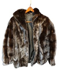Ladies Mink Fur Jacket Made In Canada