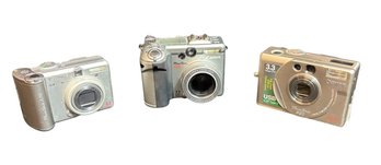 Canon Powershot A70, G6, And S20
