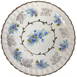 Avon Woods & Sons Decorative Plate Burslem England Alpine White Ironstone