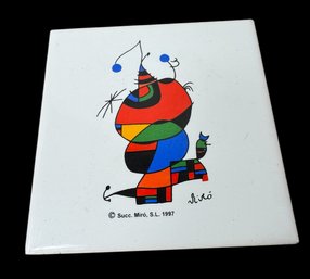 Joan Miro Surrealism Art Tile