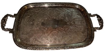 Oneida Henley Ornate Silver Plate Serving Tray