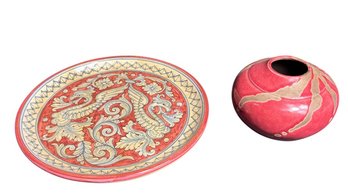 Signed Handmade Ceramic Decor