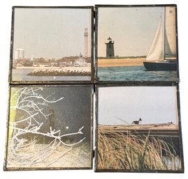 Coastal Themed Coaster 4pc (DR)