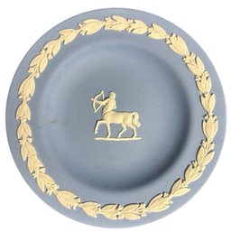 Wedgwood Blue Jasperware Sagittarius Zodiac Pin Dish