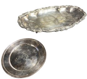 Silver Plated Plater And Plate