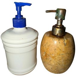 Marble & Cooks Club Ceramic Soap Dispenser 2pc (K)
