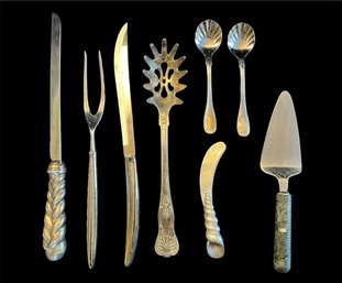 Henckels Spoons, Mariposa Butter Knife, Bloomingdale's Cutting Set & Cutlery Series (K)