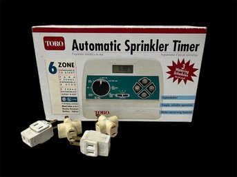 Automatic Sprinkler Timer & 2-Prong Mutli-Outlet (Base.)