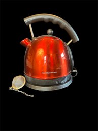 Hamilton Beach 1.7l Stainless Steel Electric Kettle 40894 & Tea Infuser Ball (K)