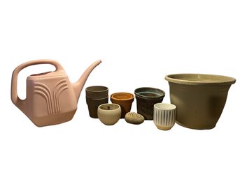 Planter Pots & Watering Can (Base.)