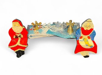 Santa & Mrs Claus Shelf Sitters, Other Assorted Christmas Decor