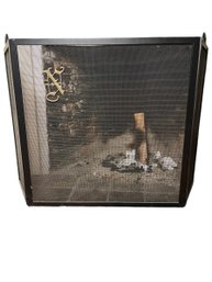 Fireplace Screen With Initial N (L)