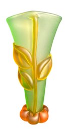 Tommie Rush Contemporary Glass Art Vase