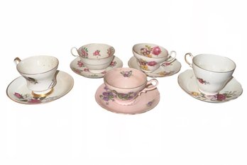 Bone China Teacups & Saucers Regency, Windsor & More (BR1)