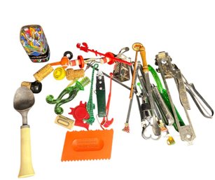 Assortment Of Bar Utensils And Tools
