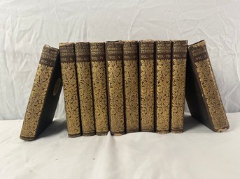 The Life & Works Of Tennyson T.H.F. MacMillan Co. Set Of 10 (L)