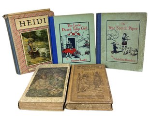 Antique Childrens Books 5pc