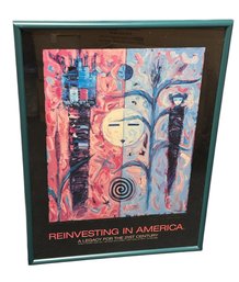 Reinventing In America World Hunger Framed Poster Print