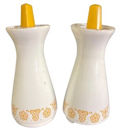 Pyrex Butterfly Gold Salt & Pepper Shakers