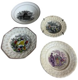 Decorative Plates 4pc (DR)
