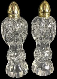 Decorative Crystal Salt & Pepper Shakers