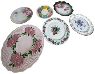 Bavarian, Japanese And Assorted Other Decorative Plates 6pc (DR)