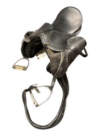 Fouganza Leather Horse Riding Saddle