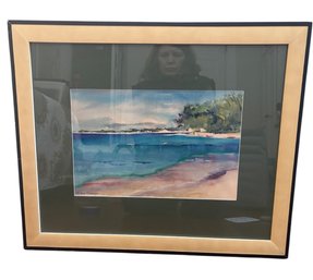 Matted And Framed Original Watercolor By Arlene Greenspan (BR2)