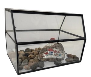 Metal And Glass Terrarium (BR2)