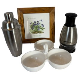 Chopper, Hot Plate. Mixer And Dip Dish. (K)