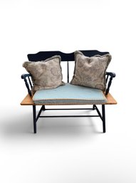 Wooden Bench With Cushions (PORCH)