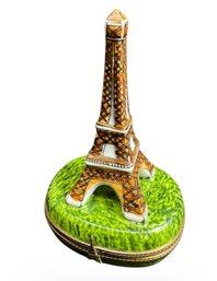 Limoges Eiffel Tower Trinket Box
