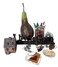 Glass Stir Sticks, Hanging Ornaments & Assorted Decor (K)